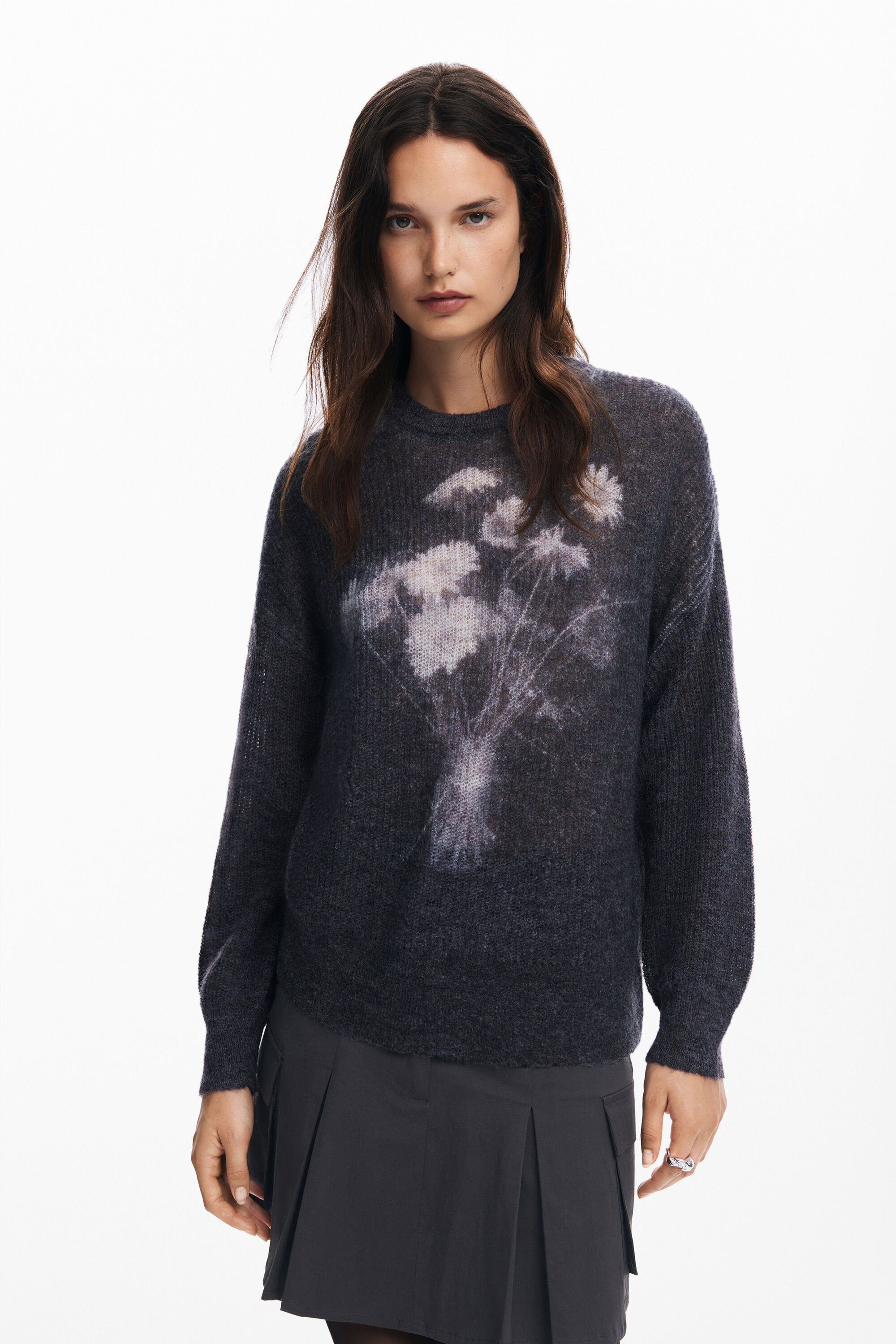 Ribbed Vase Sweater at Desigual