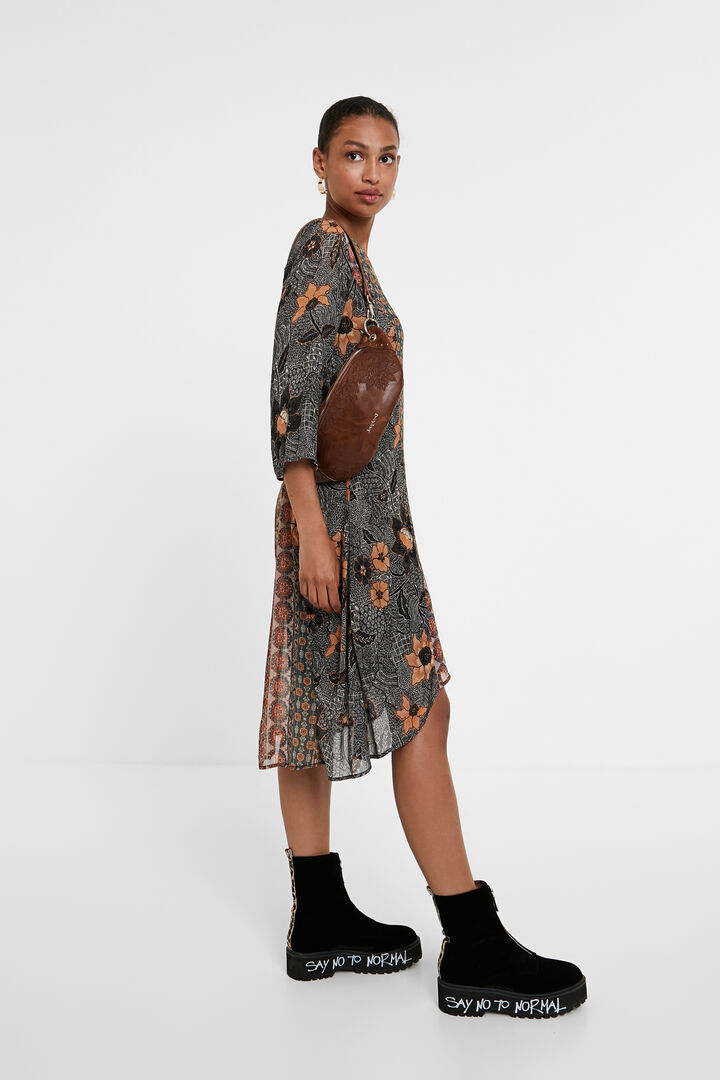 Synthetic leather sling bag | Desigual