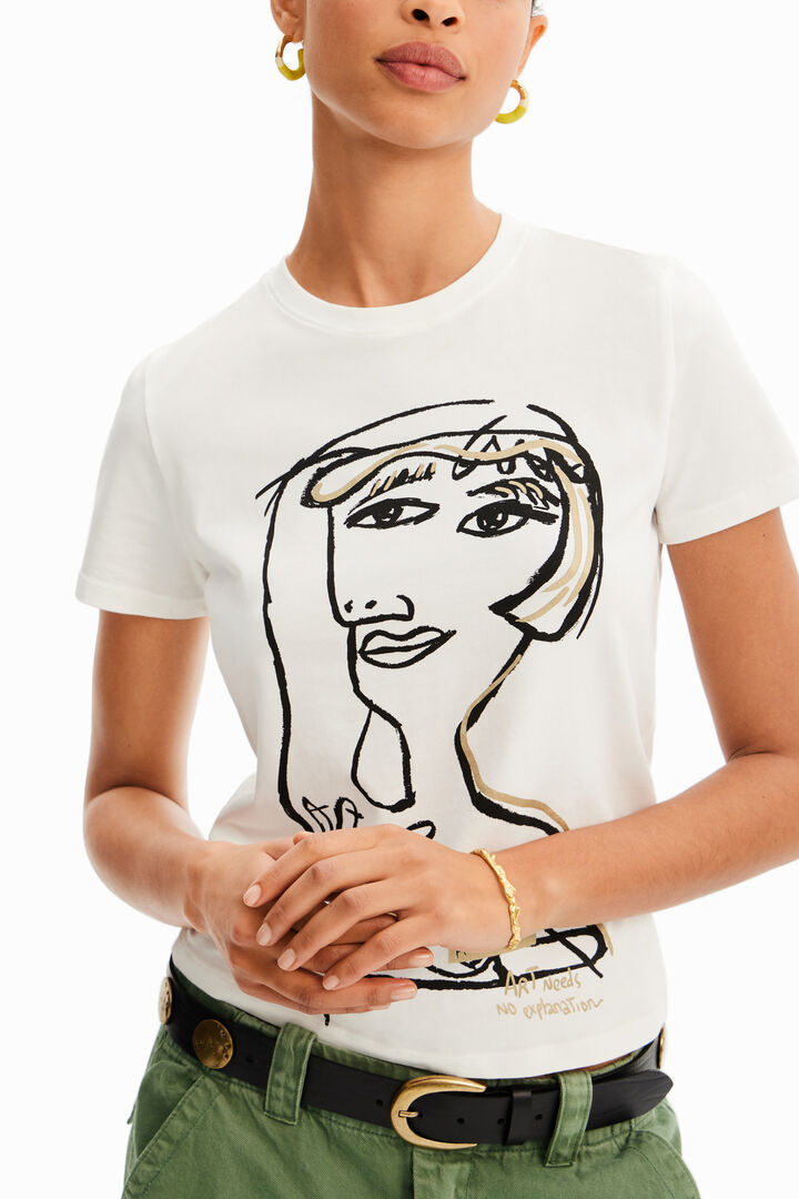 Arty face T-shirt | Desigual