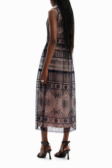 M. Christian Lacroix lace midi dress | Desigual