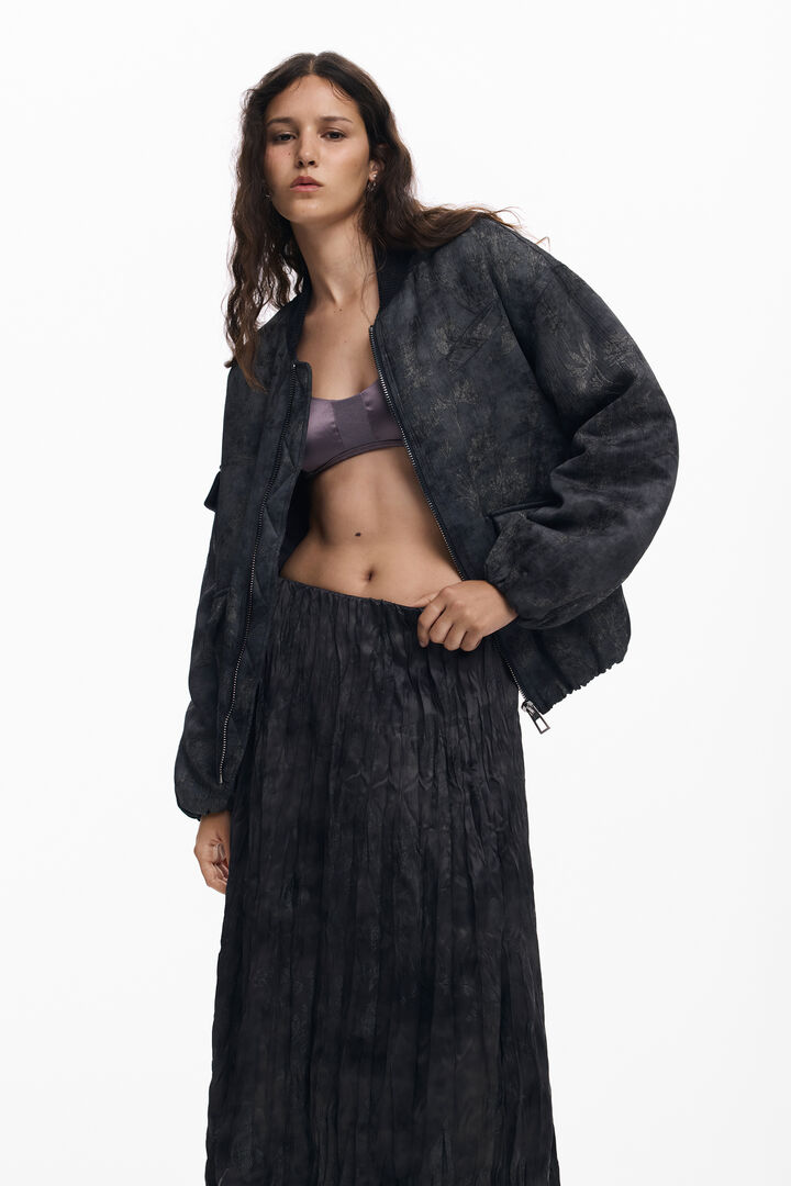 Jupe midi plissée | Desigual
