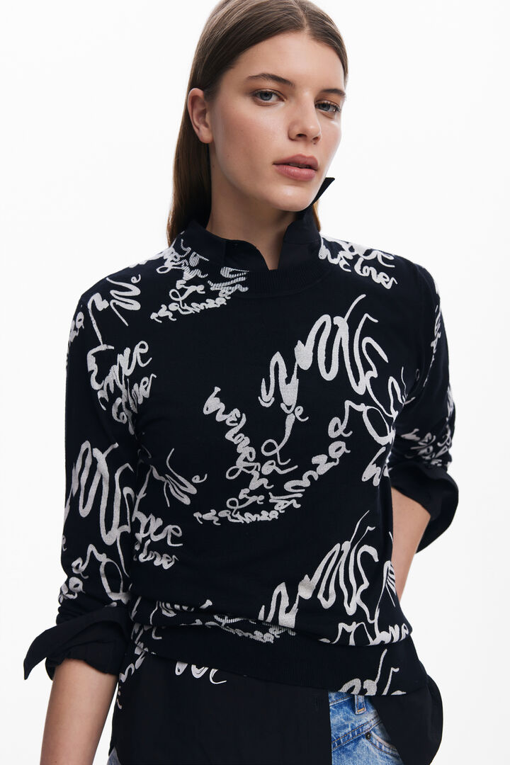 Maglione leggero Lettering | Desigual