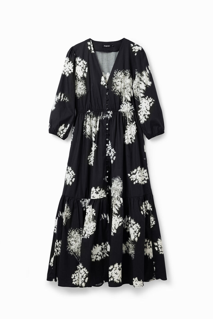 Floral midi shirt dress | Desigual