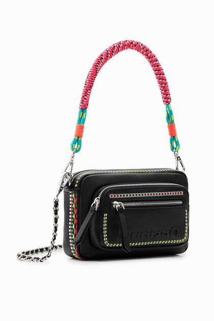 Small embroidered crossbody bag