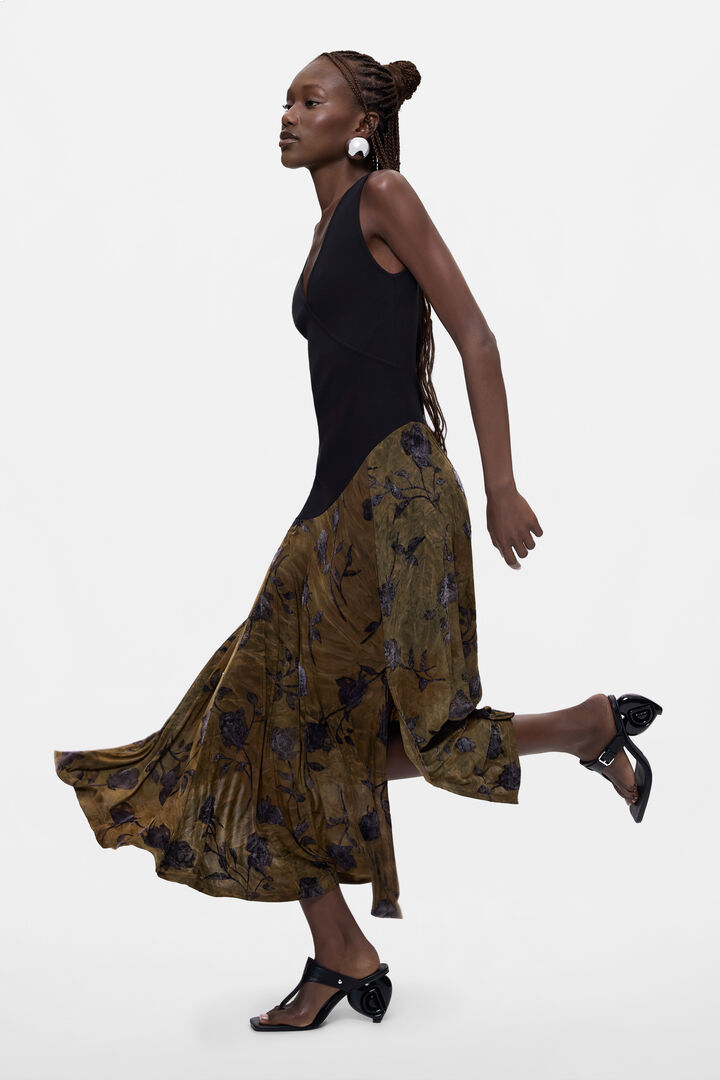 Flocked dress