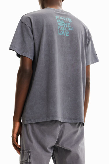 Camiseta oversize flor | Desigual