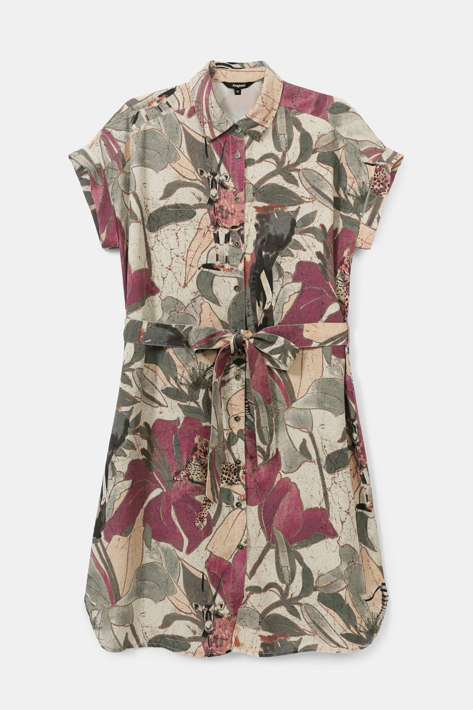 safari shirt dress