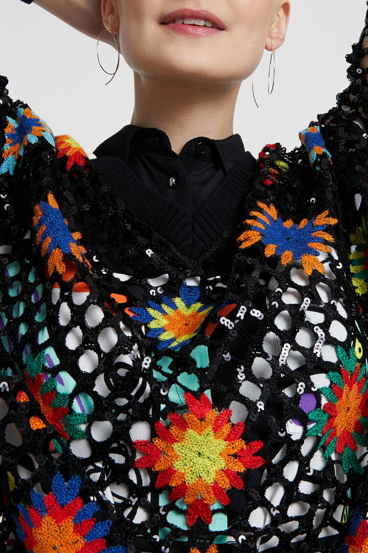 Pull tricoté multicolore | Desigual