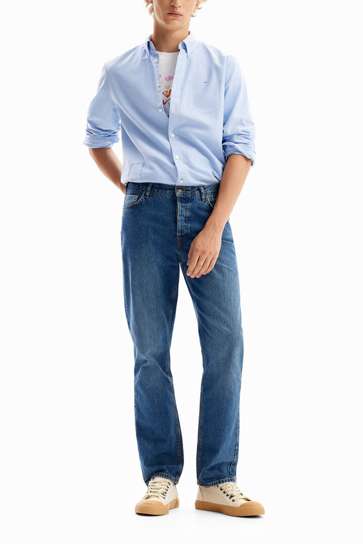 Camisa lisa pespuntes | Desigual