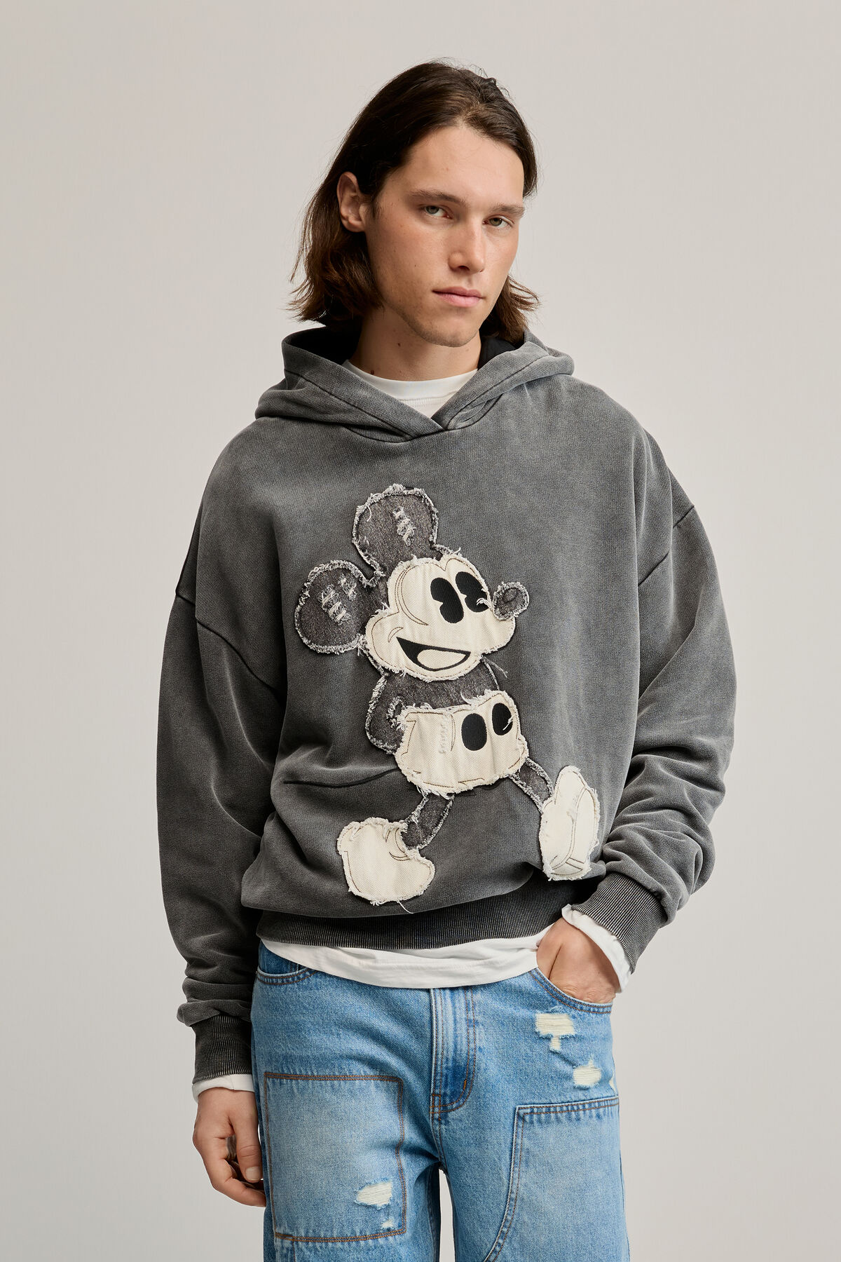 ミッキー Disney™ パーカー 黒 メンズ I Desigual.com