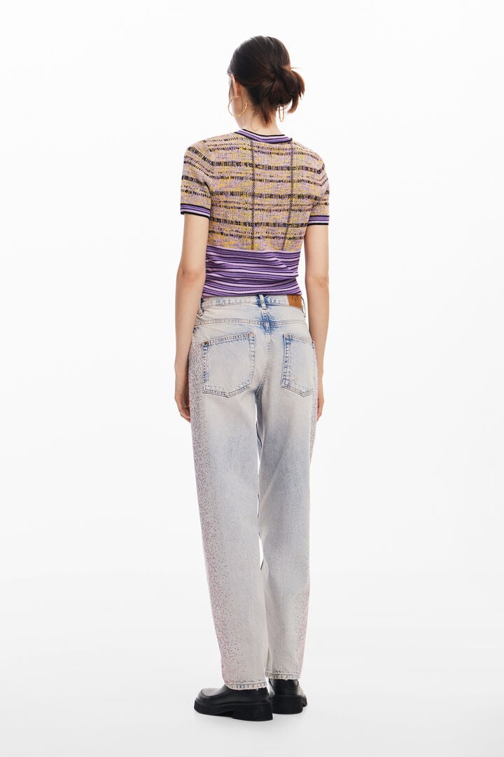 Vaquero recto brillantes | Desigual