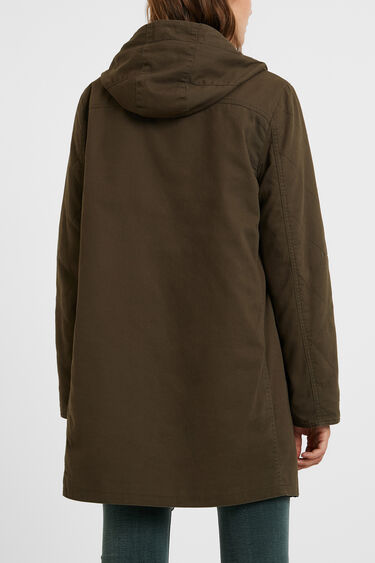 Parca militar coll pèl | Desigual