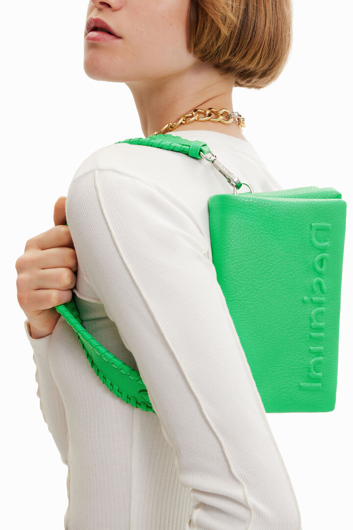 Mini half-logo crossbody bag | Desigual