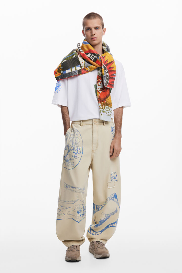 Patchwork jeans