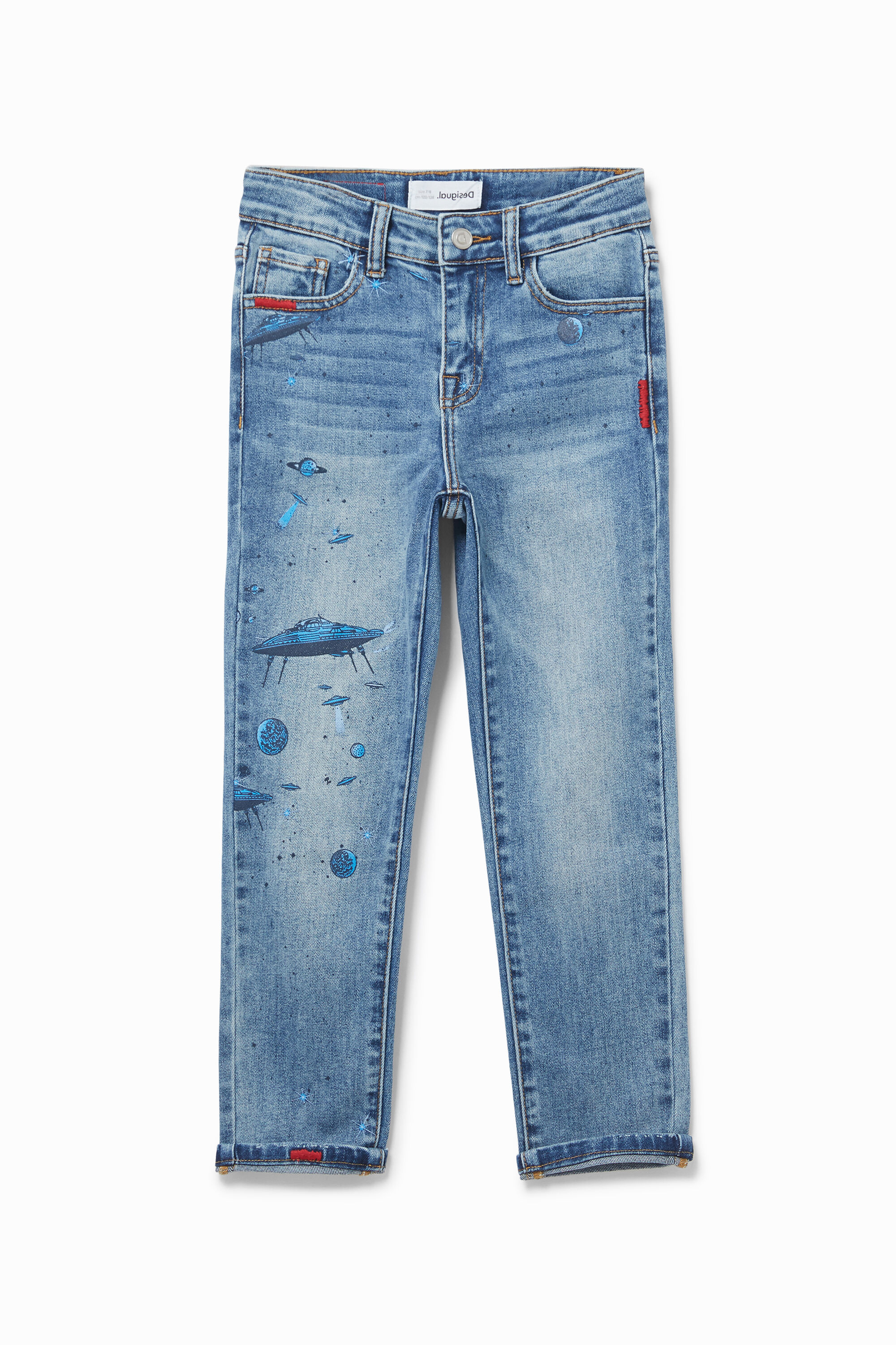 Jeans space drawings | Desigual.com