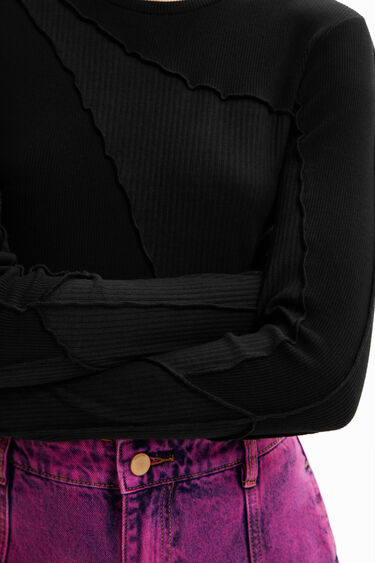 Samarreta patch canalé | Desigual