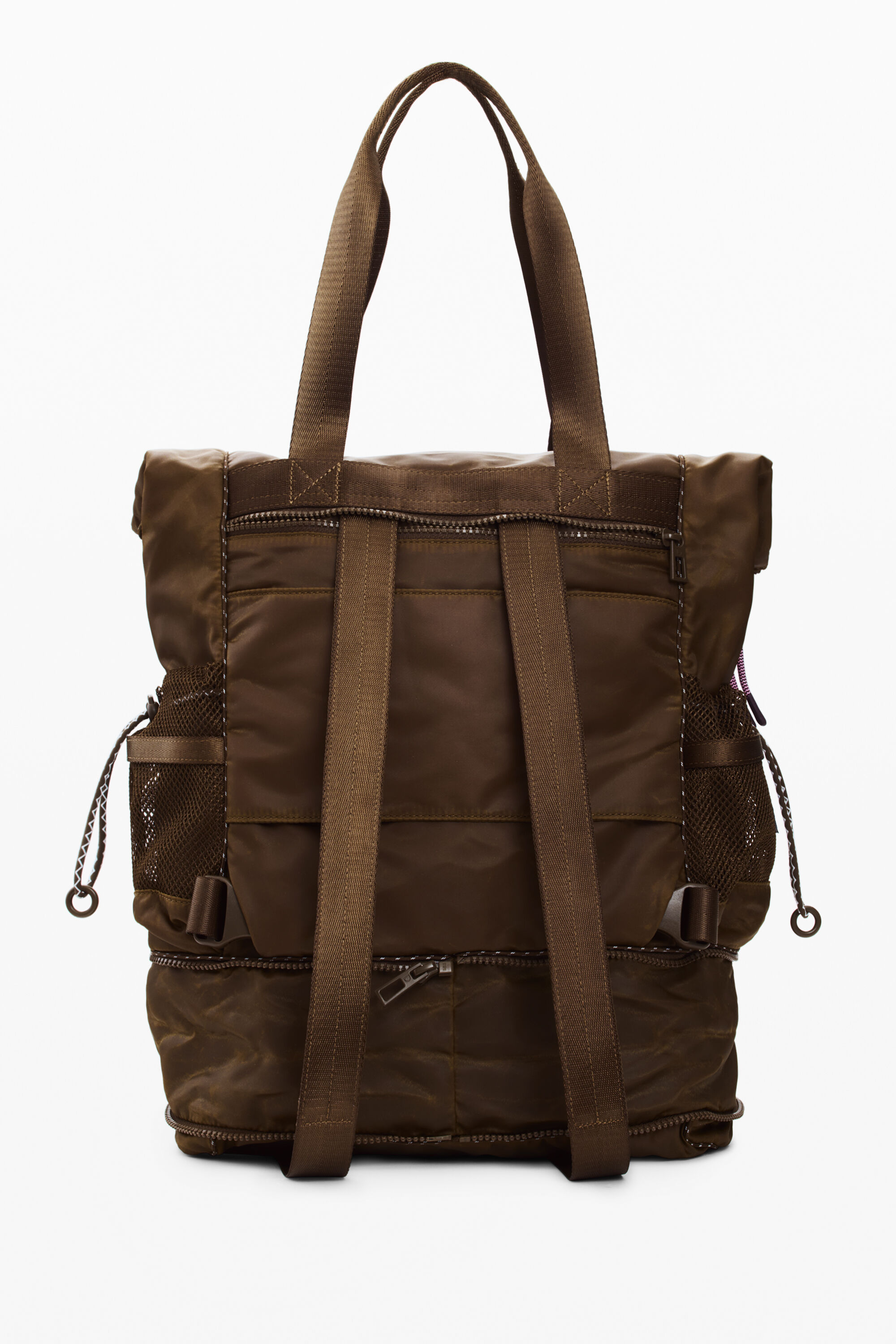 Large voyager multiposition backpack brown women's accessories I