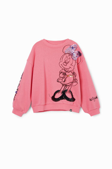 Sequinned Minnie Mouse sweatshirt | Desigual
