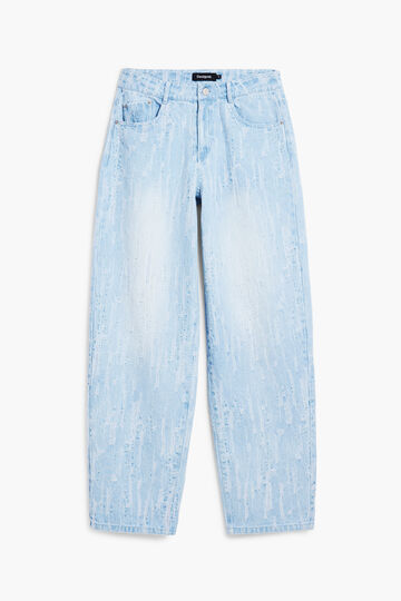 Pantalón vaquero efecto rotos | Desigual
