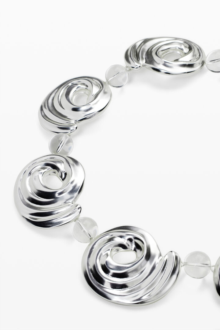 Zalio gold-plated spiral necklace | Desigual