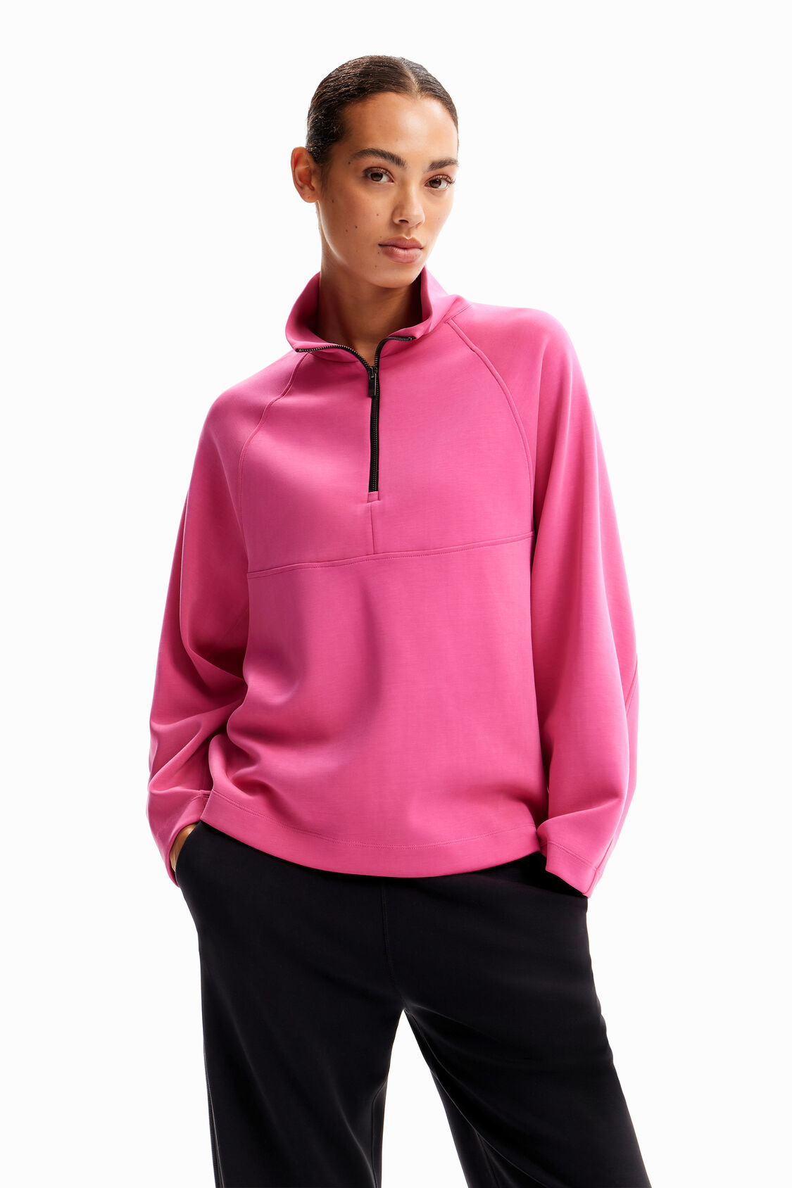 Sweat-shirt oversize sport pour femme I