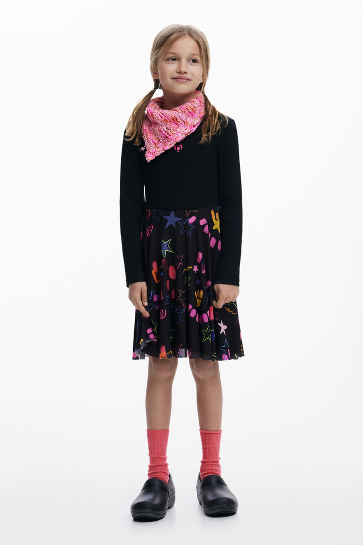 Star-patterned dress