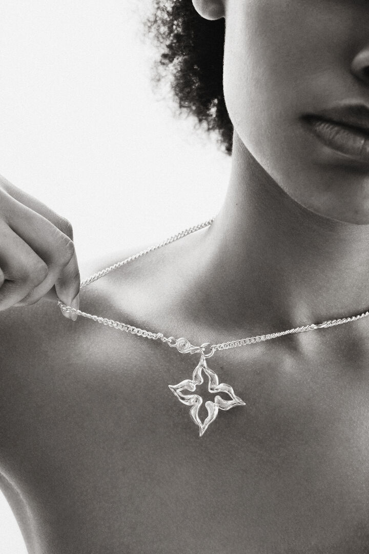 Zalio gold plated butterfly necklace | Desigual