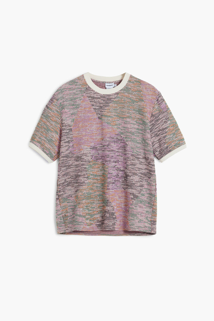 Camiseta manga corta jaspeada | Desigual