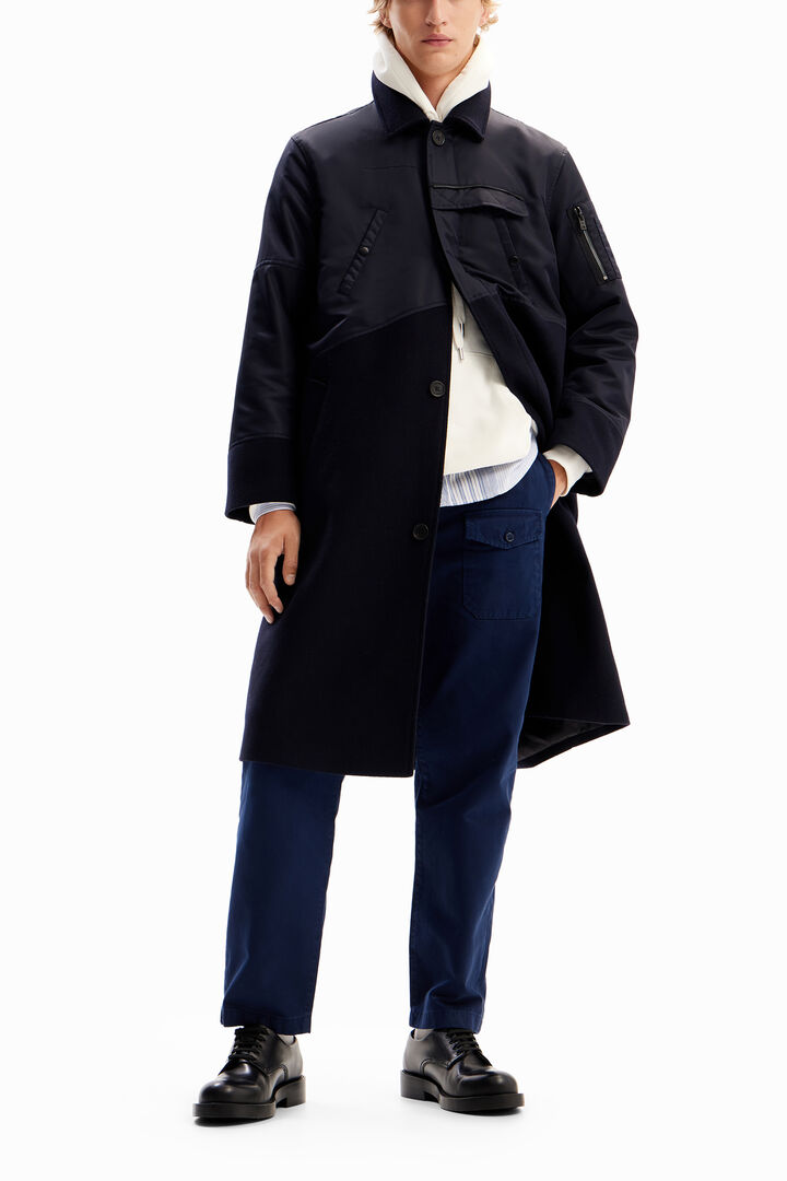 Hybrid pockets coat | Desigual