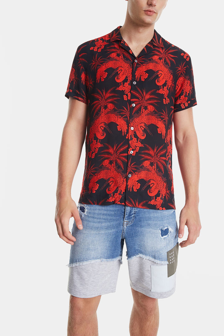 Camisa estampado hawaiano | Desigual