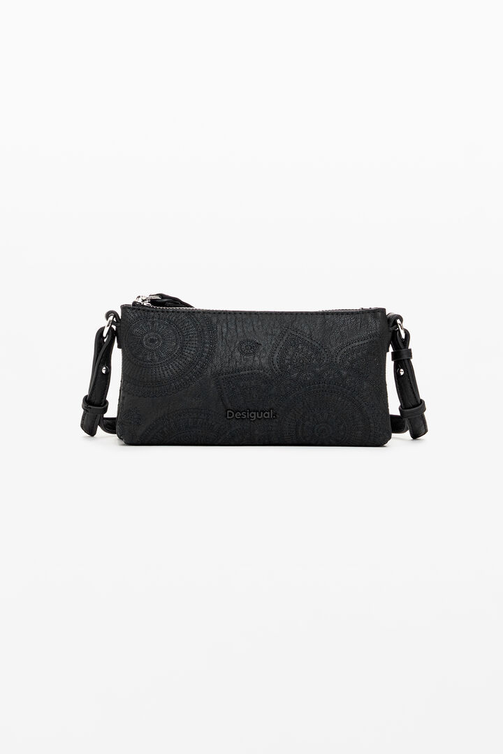 Embroidered flowers purse | Desigual