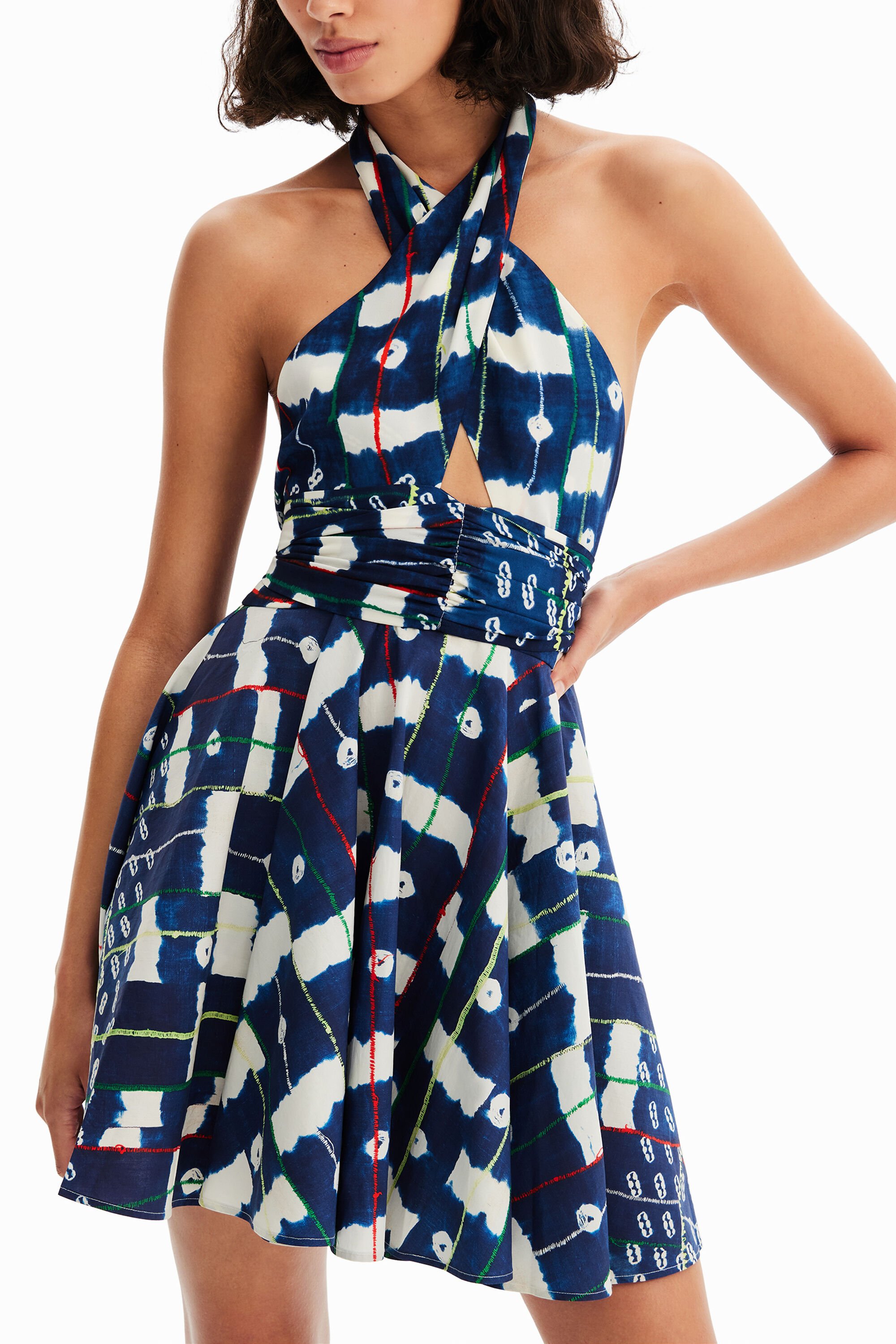 Robe dos nu courte Stella Jean