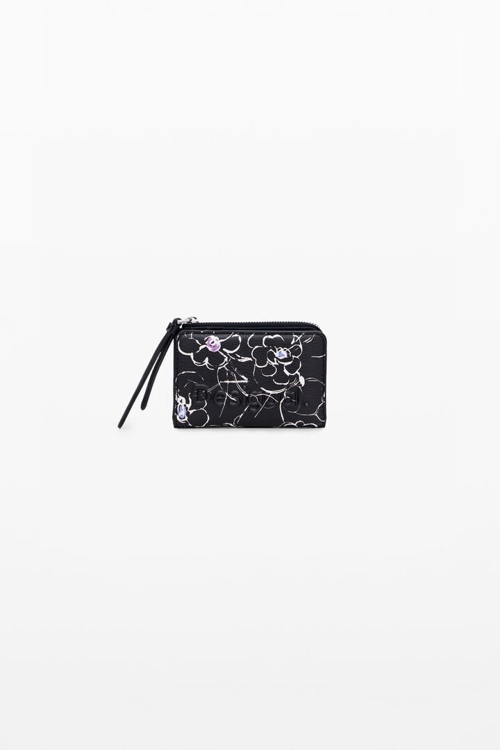 Kleine bloemenportemonnee