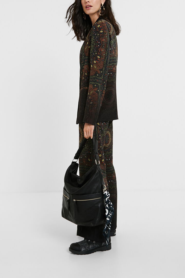 Bolso cuadrado bolsillos planos | Desigual