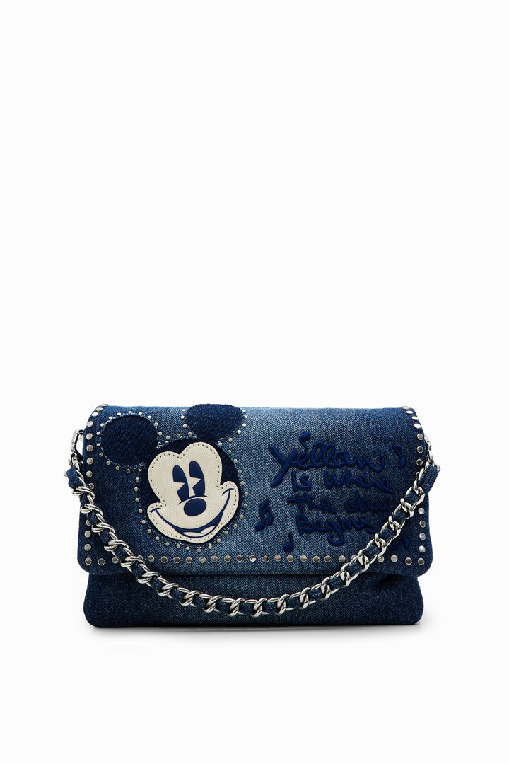 M Mickey Mouse denim crossbody bag | Desigual