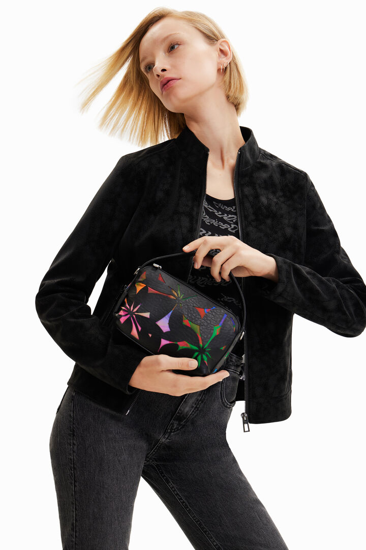 Mini die-cut floral bag | Desigual