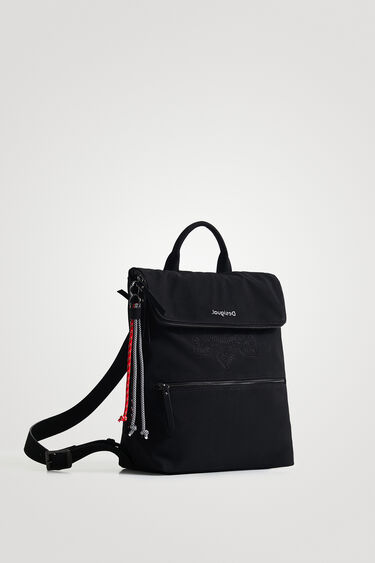 Square backpack extensible flap | Desigual