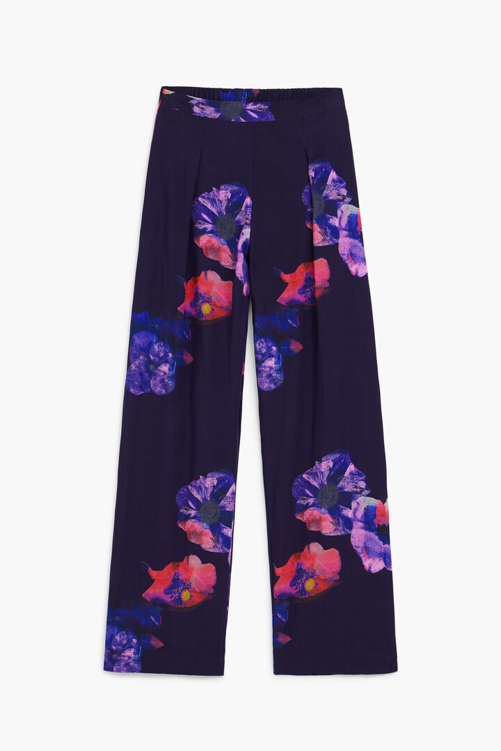 Fluid floral pants | Desigual