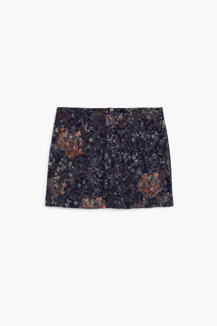 MINI SKIRT DEVORÉ | Desigual