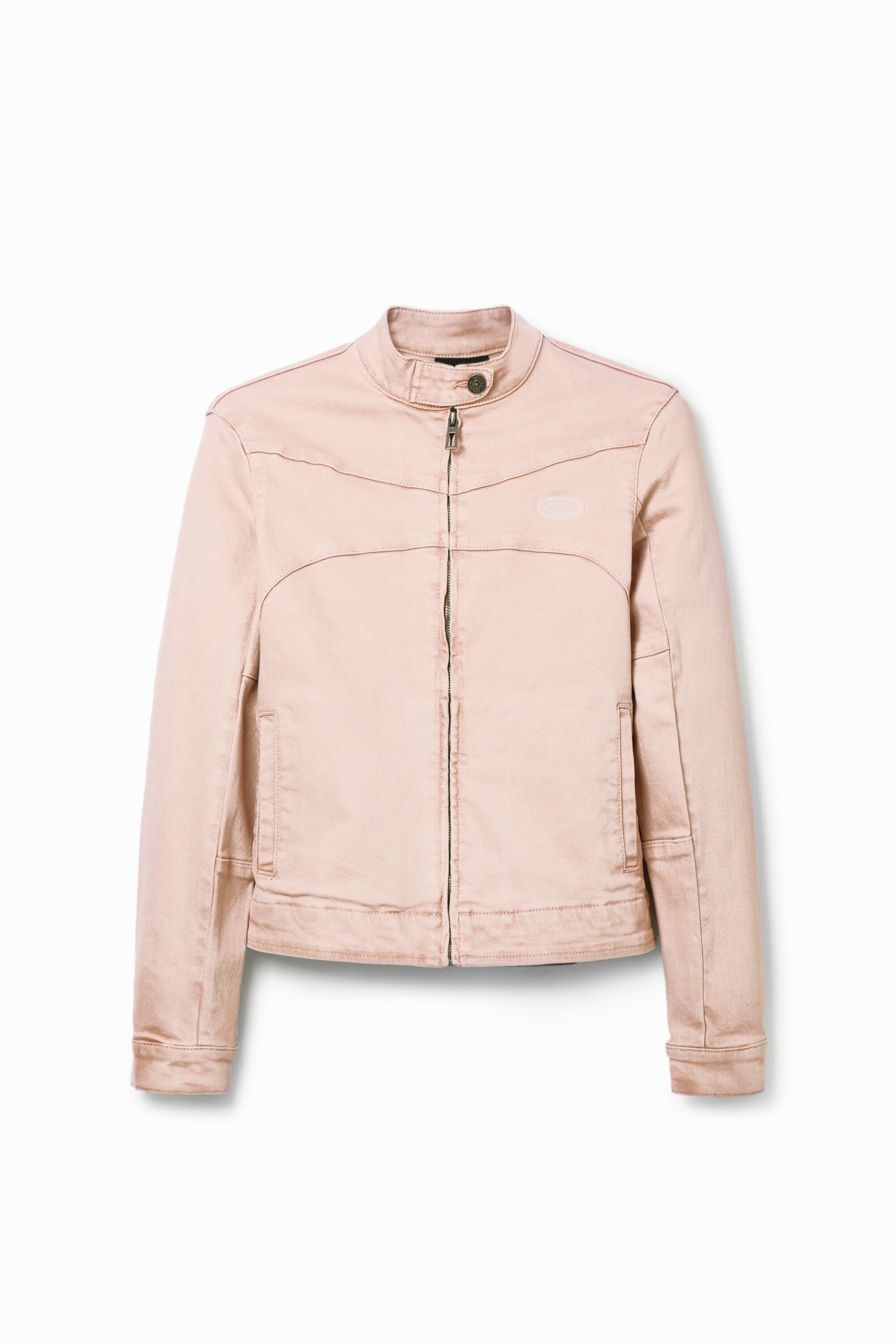 Biker-Jeansjacke