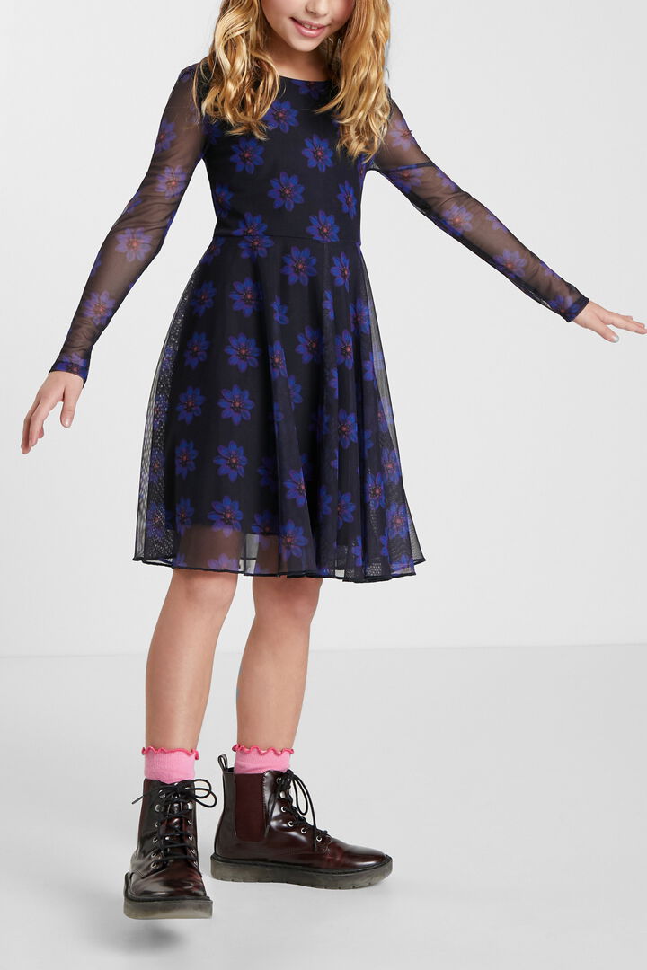 High-waist dress flowers | Desigual
