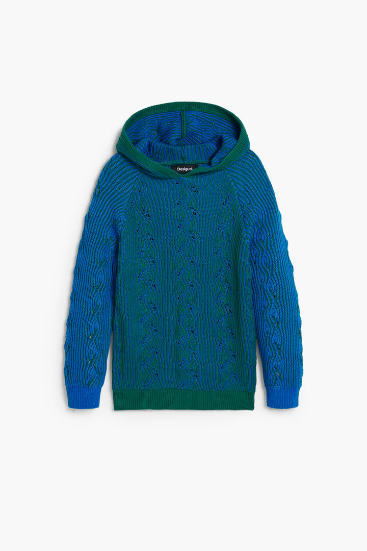 Plava majica s kapuljačom | Desigual