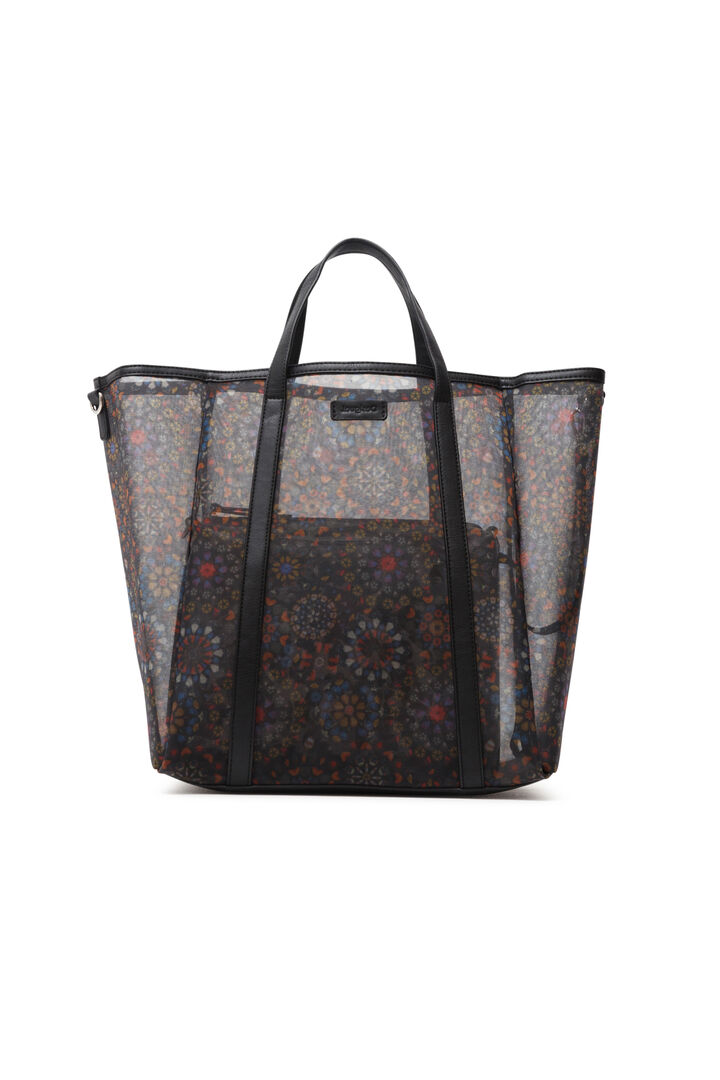 Shopping bag transparente con bolsito | Desigual