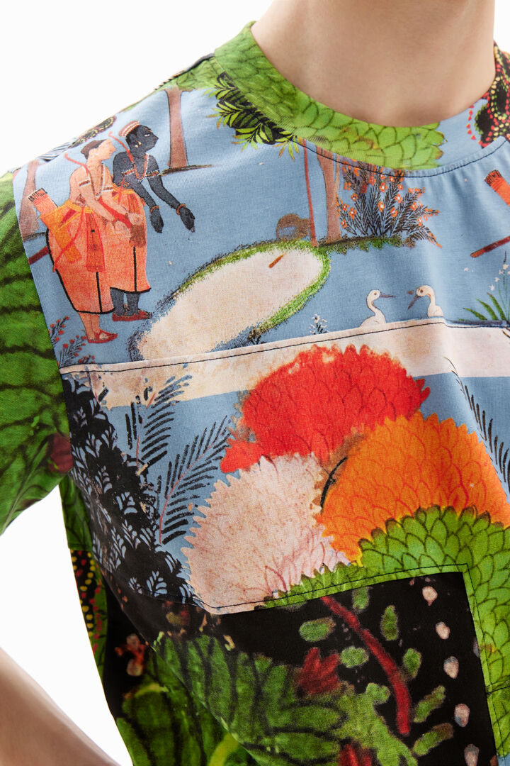 Camiseta patchwork motivos | Desigual