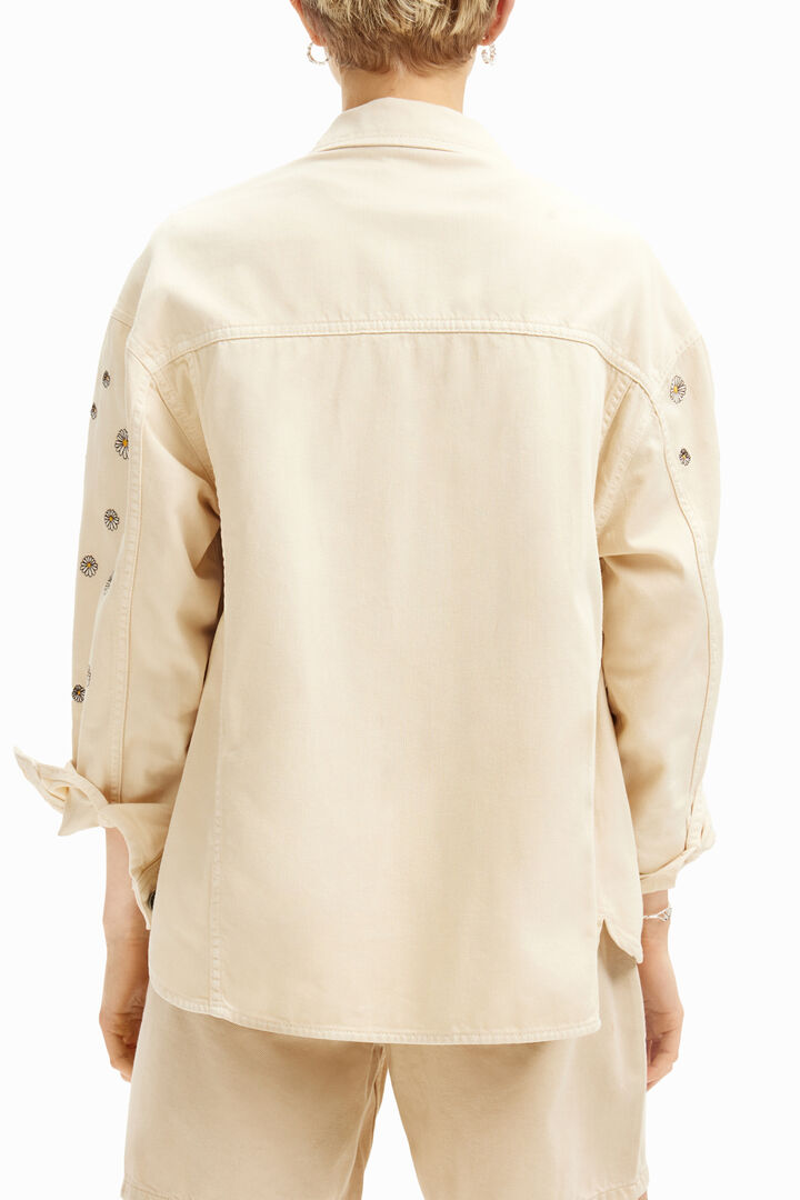 Veste jean marguerites | Desigual