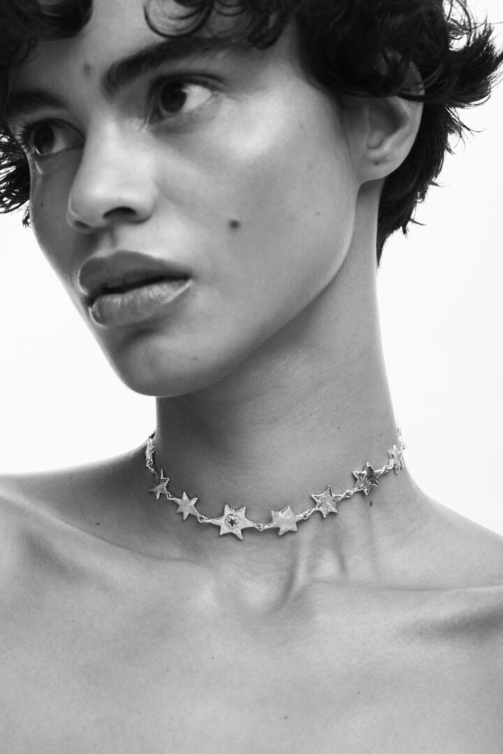 Gold-plated star choker Zalio | Desigual