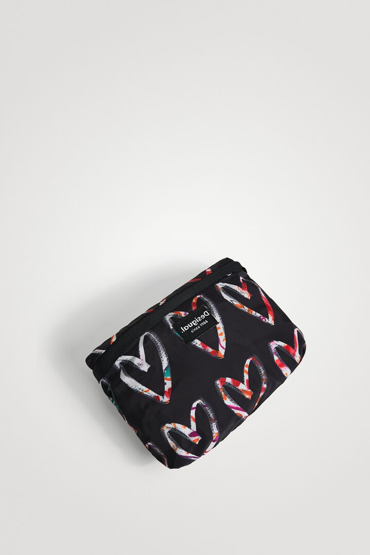 Mochila plegable corazones | Desigual
