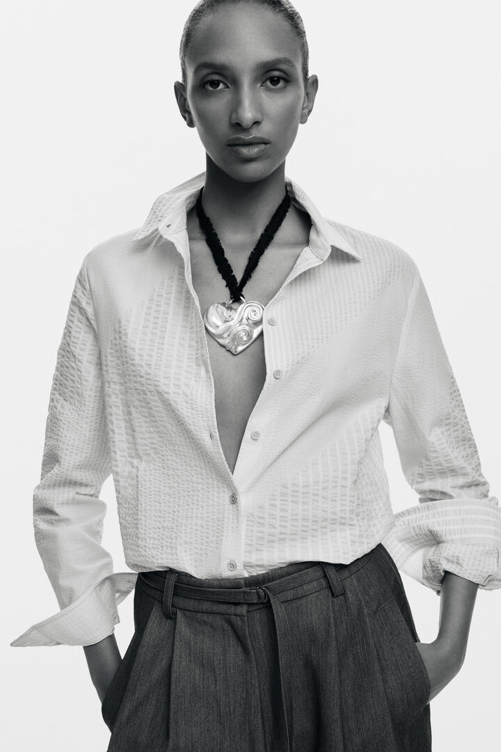 Zalio gold-plated heart pendant necklace | Desigual