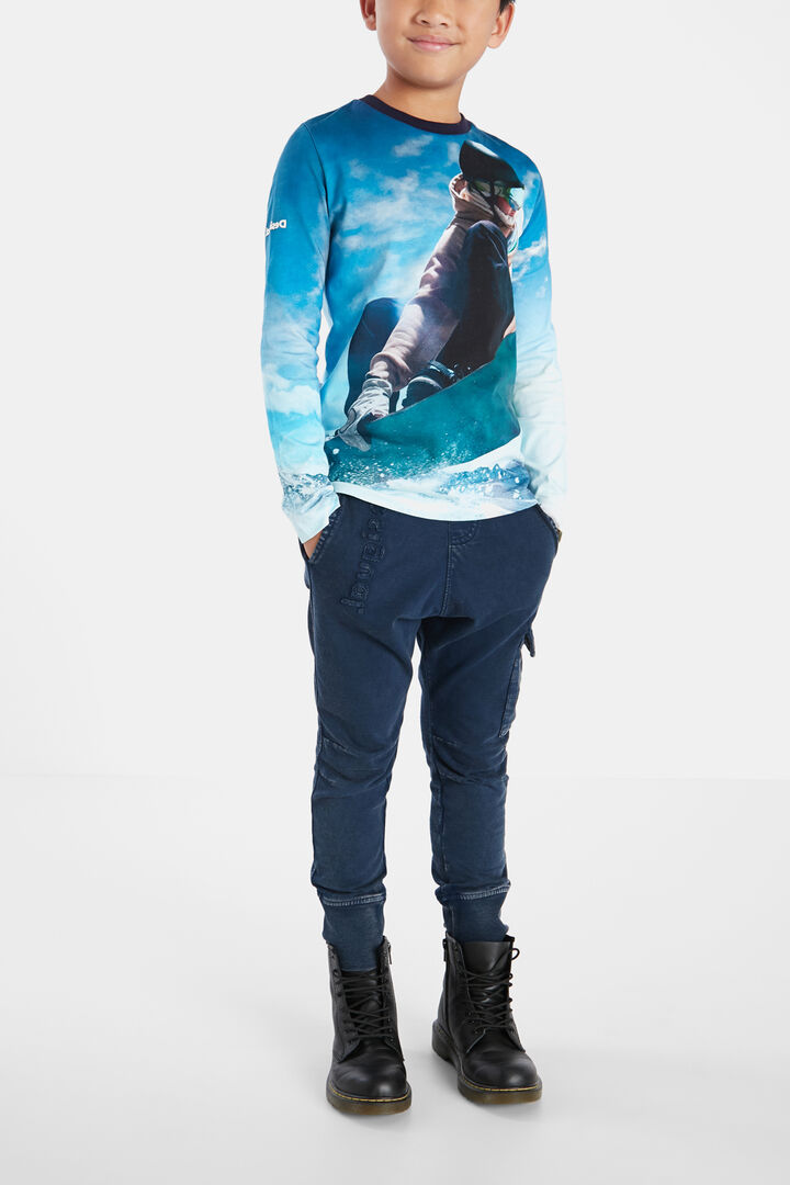 Cotton T-shirt photographic print | Desigual