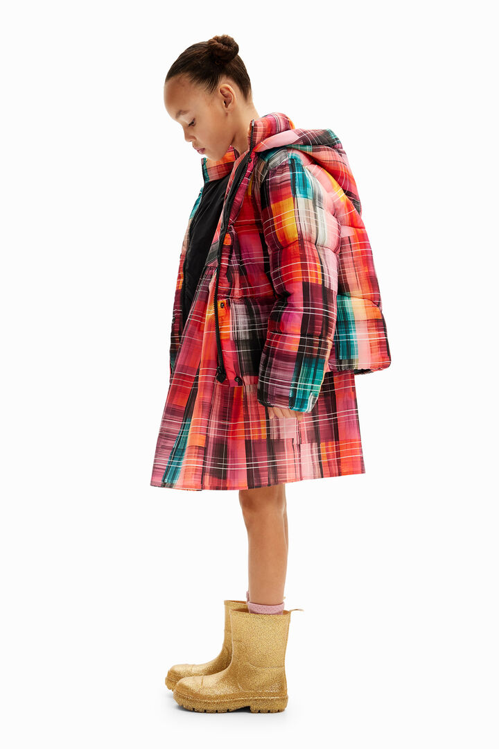 Printed padded coat | Desigual